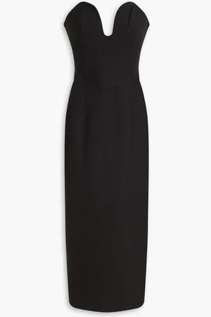 Mara Hoffman Isla strapless TENCEL™and linen-blend midi dress