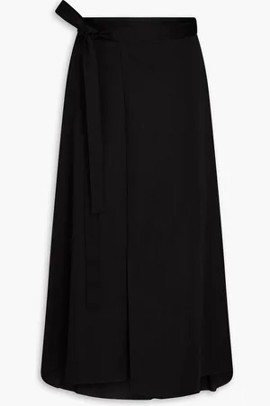 Joseph Alix cotton-poplin midi wrap skirt