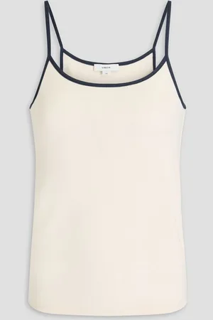 Vince Pima cotton-jersey camisole - White