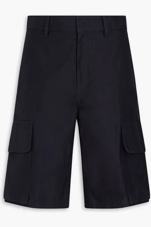 Jil Sander Cotton-twill cargo shorts - Blue