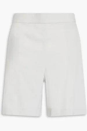 THEORY Linen-blend shorts - Gray