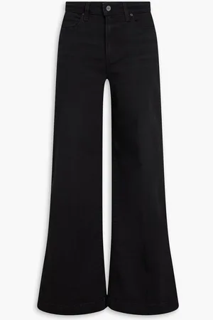 Paige Harper high-rise wide-leg jeans