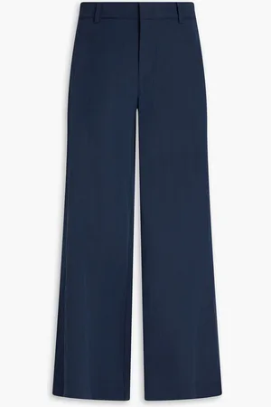 Vince Lyocell-blend wide-leg pants - Blue