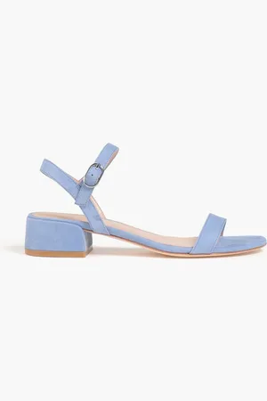 Stuart Weitzman Dancer 35 suede sandals - Blue