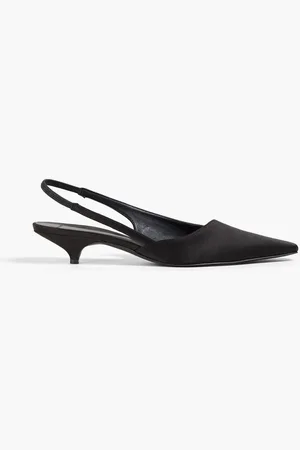 Loulou Studio Sulue satin slingback pumps
