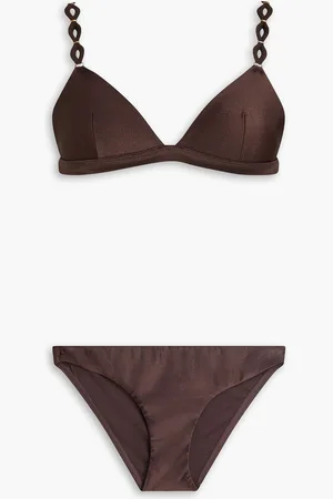 ZIMMERMANN Triangle bikini - Brown