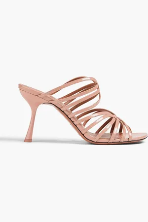 ZIMMERMANN Patent-leather mules - Pink