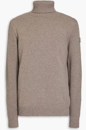 Fusalp Guillame wool and cashmere-blend turtleneck sweater - Neutral