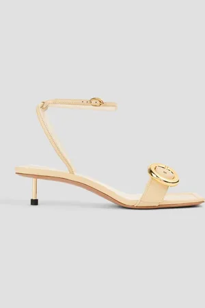 Jacquemus Regalo buckled leather sandals - White