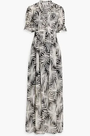 Diane von Furstenberg Erica printed chiffon maxi dress