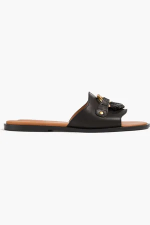 See by Chloé Embellished leather sandals