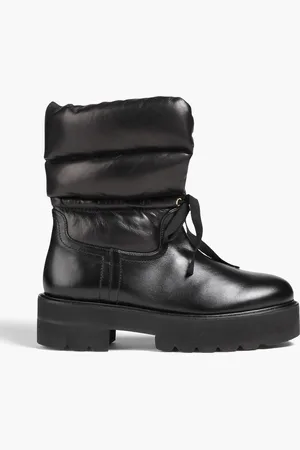 Stuart Weitzman Tyler quilted leather ankle boots