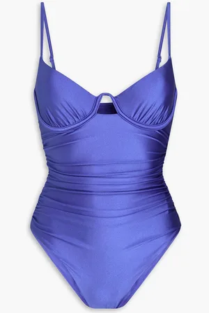 Simkhai Laine ruched swimsuit
