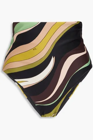 Puccini Printed stretch-jersey bikini briefs