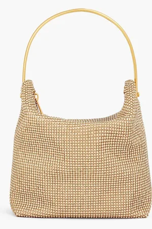 Simkhai Crystal-embellished chainmail tote - Metallic