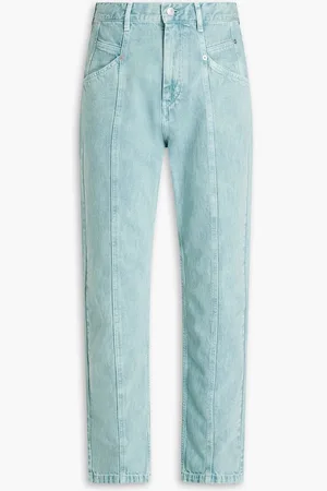 Isabel Marant Jackomo acid-wash denim jeans - Blue