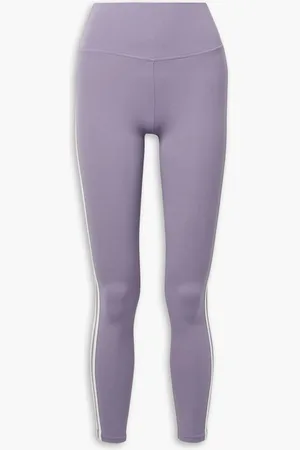 Splits59 Ella Airweight striped stretch leggings - Purple