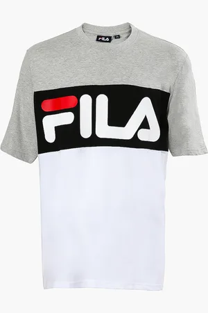 Fila Anwar Ss Cut & Sew Tee Flat Matte Print for Men | The Deal Outlet