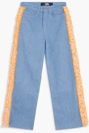 Karl Lagerfeld Denim Boucle Pants for Women | The Deal Outlet