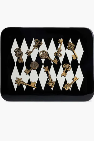 FORNASETTI Chiavi Oro E Rombi Tray | The Deal Outlet