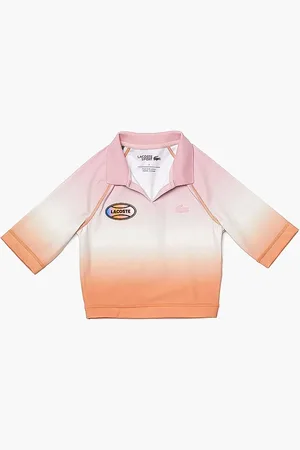Lacoste Ribbed Collar Polo for Women | The Deal Outlet