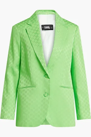 Karl Lagerfeld Huns Pick Monogram Blazer for Women | The Deal Outlet