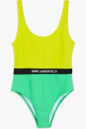 Karl Lagerfeld Colour Block Swimsuit for Women | The Deal Outlet