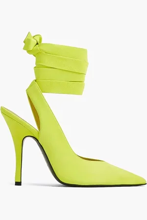 The Attico Ribbon Slingback Heels for Women | The Deal Outlet