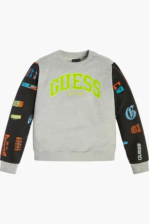 Guess Logo Long Sleeve Sweatshirt for Boys | The Deal Outlet