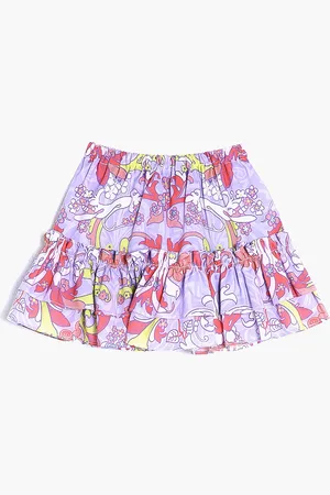 VERSACE Baroccofest Skirt Kids Poplin for Girls | The Deal Outlet