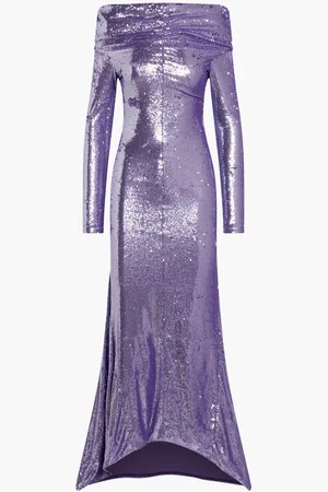 The Attico Fanny Long Dress With Sequins for Women | The Deal Outlet