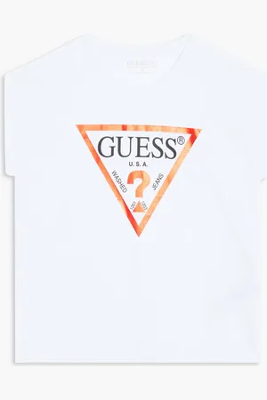 Guess Crew Neck Logo Tshirt for Girls | The Deal Outlet