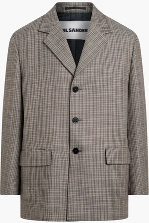 Jil Sander Checked Tailored Jacket for Men | The Deal Outlet