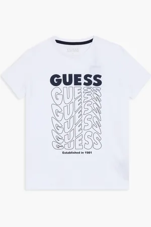 Guess Mid Organic Stream Jersey T-shirt for Boys | The Deal Outlet