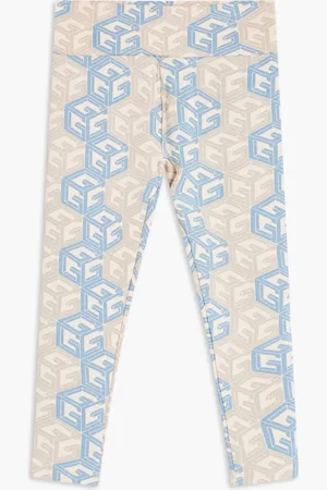 Guess Compact Ribbed Leggings for Girls | The Deal Outlet