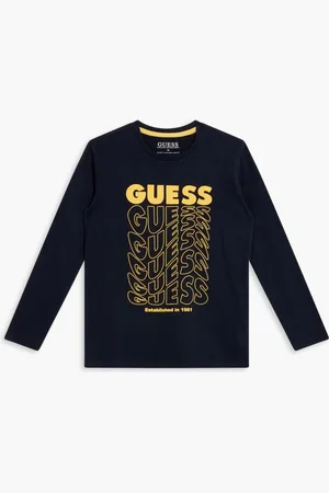 Guess Mid Organic Stream Jersey T-shirt for Boys | The Deal Outlet