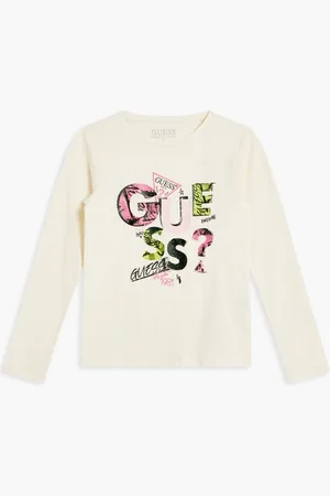 Guess Semi Organic Jersey T-shirt for Girls | The Deal Outlet