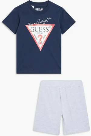 Guess Logo T-shirt And Shorts Set | The Deal Outlet