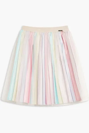 Guess Pleated Polysatin Skirt for Girls | The Deal Outlet