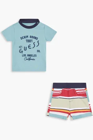 Guess Set Of T-shirt And Shorts for Boys | The Deal Outlet