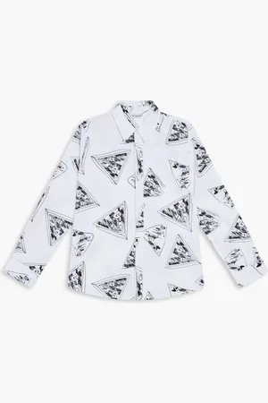 Guess Stretch Poplin Shirt for Boys | The Deal Outlet