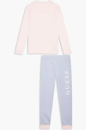 Guess Logo T-shirt And Sweatpants Set | The Deal Outlet