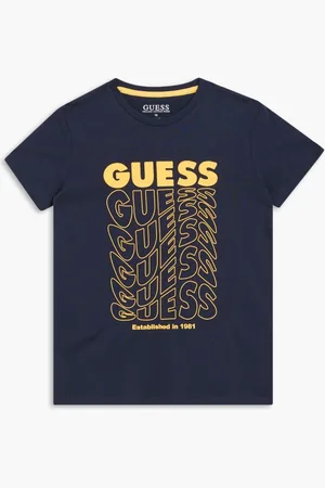 Guess Mid Organic Stream Jersey T-shirt for Boys | The Deal Outlet