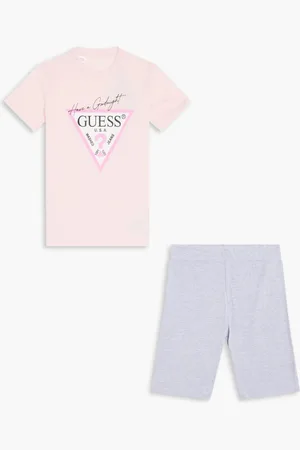 Guess Logo T-shirt And Shorts Set | The Deal Outlet