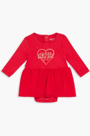 Guess Bodysuit Dress With Organic Interlock for Girls | The Deal Outlet