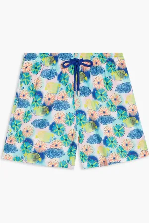Vilebrequin Ultra Light Fishes Print Trunks for Men | The Deal Outlet