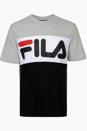 Fila Anwar Ss Cut & Sew Tee Flat Matte Print for Men | The Deal Outlet