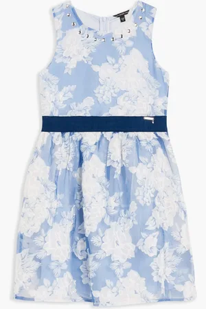 Guess Creponne Dress Jacquard Organdy for Girls | The Deal Outlet