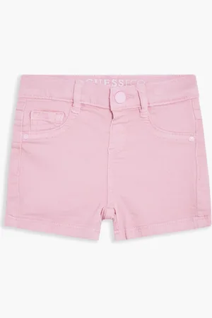 Guess Bull Denim Stretch Shorts for Girls | The Deal Outlet