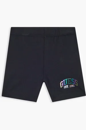 Guess Organic Stretch Jersey Biker Shorts for Girls | The Deal Outlet